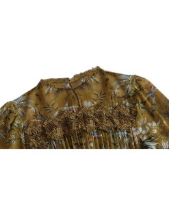 Zimmermann Tropicale Tiered Crinkle Dress