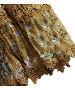 Zimmermann Tropicale Tiered Crinkle Dress
