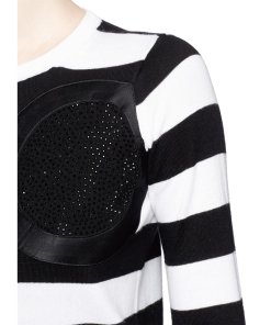 Alice + Olivia Stace Face Stripe Cardigan