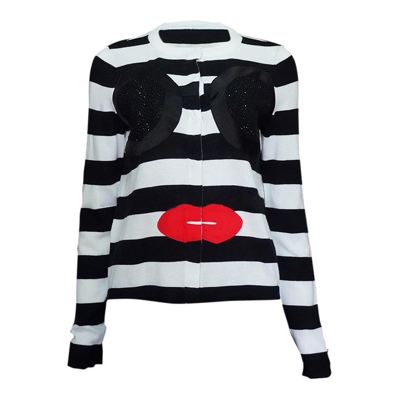 Alice + Olivia Stace Face Stripe Cardigan – evaChic