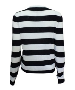 Alice + Olivia Stace Face Stripe Cardigan