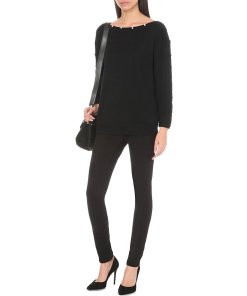 Sandro Maia Pearl Embellished Sweater