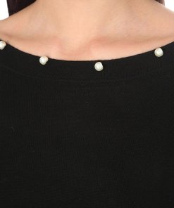 Sandro Maia Pearl Embellished Sweater