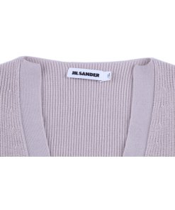 Jil Sander V-Neck Cashmere Blend Belted Cardigan