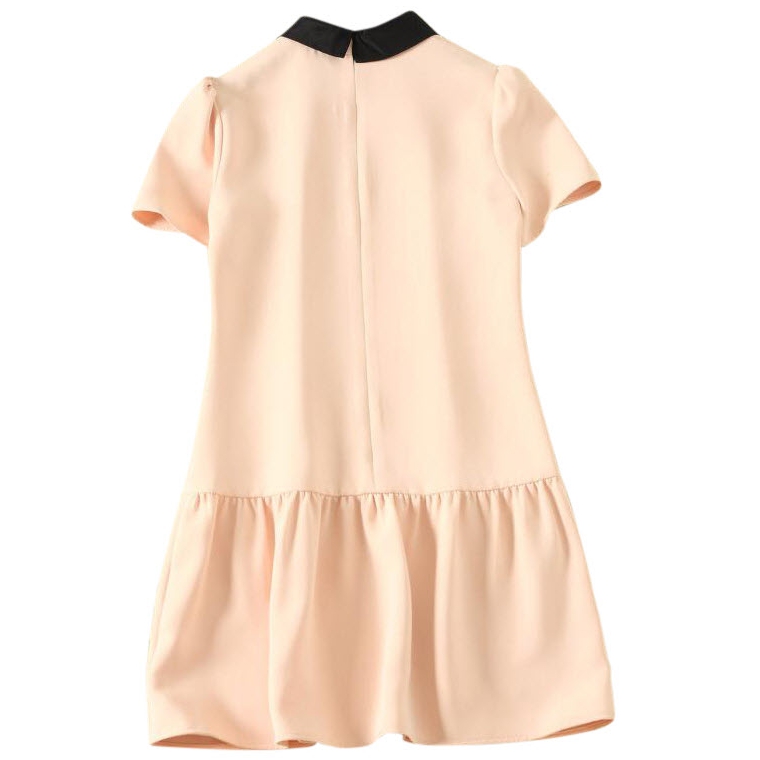 RED Valentino Tie Neck Ruffle Hem Dress – evaChic