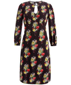 Miu Miu Floral Printed Crepe Dress