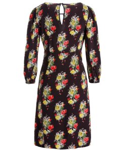 Miu Miu Floral Printed Crepe Dress