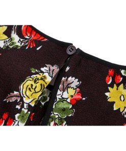 Miu Miu Floral Printed Crepe Dress
