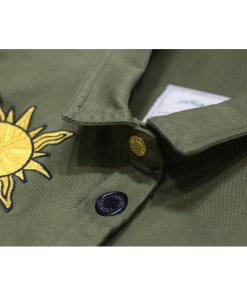Zadig & Voltaire Embroidered Cotton Military Shirt