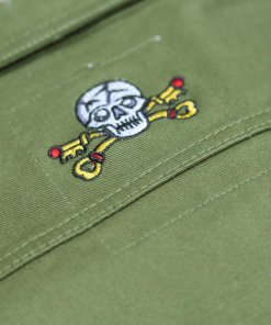 Zadig & Voltaire Embroidered Cotton Military Shirt