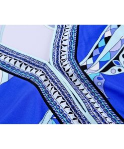 Emilio Pucci Printed V-Neck Kaftan Dress