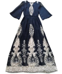 Alice + Olivia Aquinnah Bell-Sleeve Maxi Dress