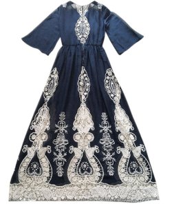 Alice + Olivia Aquinnah Bell-Sleeve Maxi Dress