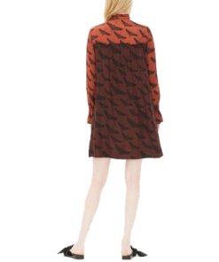 Sandro Voyage Bird Print Dress