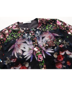 Givenchy Collage Floral & Confetti Print Cotton Shirt