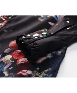 Givenchy Collage Floral & Confetti Print Cotton Shirt