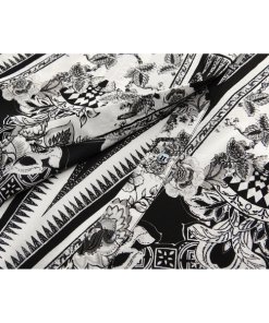 Roberto Cavalli Geometric Print Silk Blouse