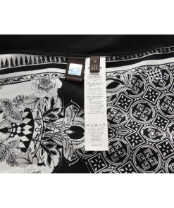 Roberto Cavalli Geometric Print Silk Blouse