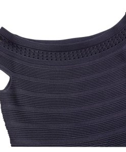 Sandro Masha Off-the-Shoulder Rib Knit Dress