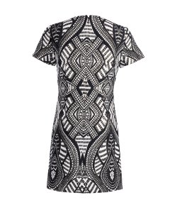 Alice+Olivia Geometric Pattern Mini Dress