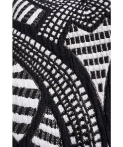 Alice+Olivia Geometric Pattern Mini Dress