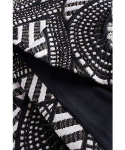 Alice+Olivia Geometric Pattern Mini Dress