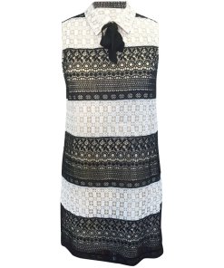 Alice + Olivia Hilly Lace Mini Dress