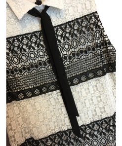 Alice + Olivia Hilly Lace Mini Dress