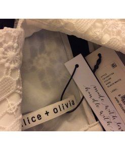 Alice + Olivia Hilly Lace Mini Dress