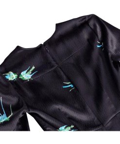 Diane von Furstenberg Bird Print Midi Dress