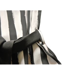 Equipment + Kate Moss Rosalind Belted Striped Washed-Silk Dress