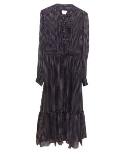 Kate Spade Pin Dot Silk Chiffon Shirtdress