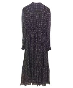 Kate Spade Pin Dot Silk Chiffon Shirtdress