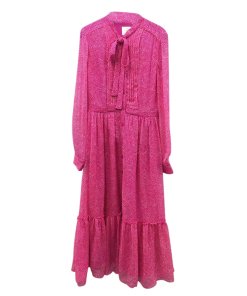 Kate Spade Pin Dot Silk Chiffon Shirtdress