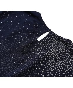 Diane von Furstenberg Cosmic Belvedere Print Two-Tier Dress