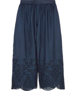 Alice + Olivia Eden Eyelet Silk Culottes