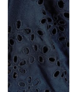 Alice + Olivia Eden Eyelet Silk Culottes