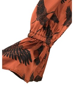Sandro Voyage Bird Print Dress