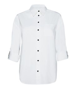 Alice + Olivia Brita Loving You Embroidered Shirt