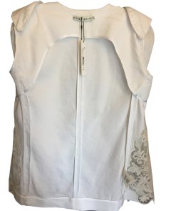 Alice + Olivia Jenice Lace Inset Blazer