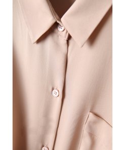 Theory Silk Belted Shirtdress