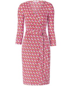 Diane von Furstenberg New Julian Two Zen Flora Wrap Dress