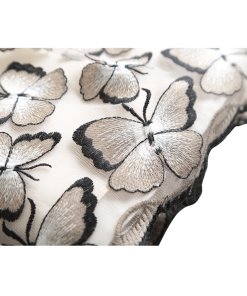 Alice + Olivia Catrina Butterfly Embroidered Tulle Skirt