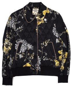 Baum und Pferdgarten Betsey Dandelion Print Bomber Jacket