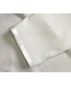 Céline Scalloped Placket Silk Blouse