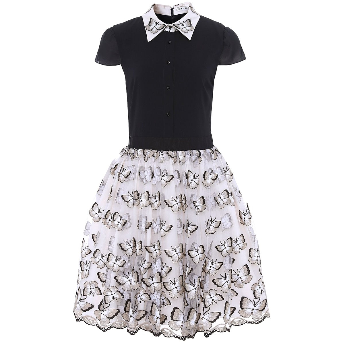 kate spade butterfly embroidered dress Butterfly Multiwings Dori Dress main image 1