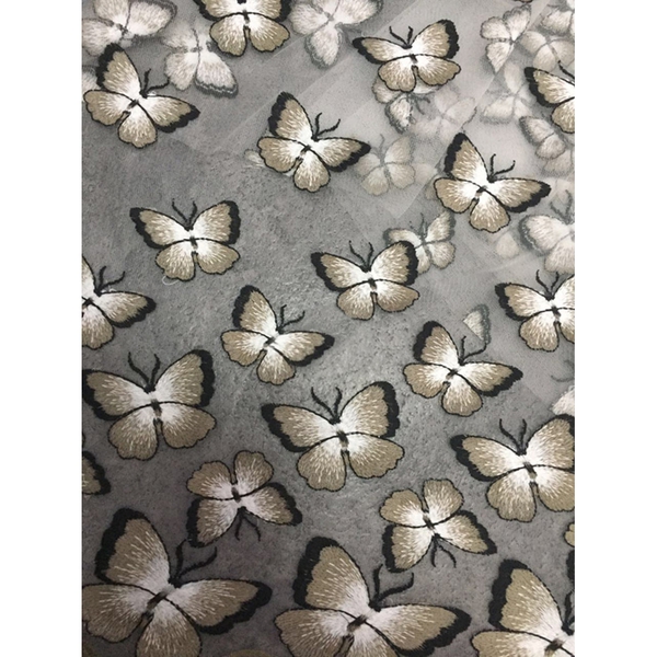 Alice + Olivia Dolly Butterfly Embroidered Dress