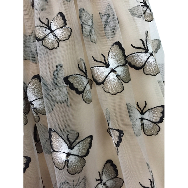 Alice + Olivia Dolly Butterfly Embroidered Dress