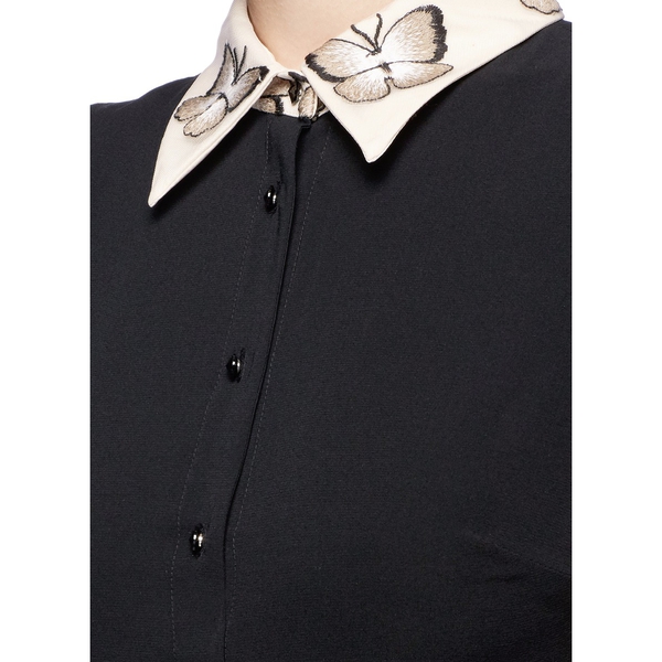 Alice + Olivia Dolly Butterfly Embroidered Dress