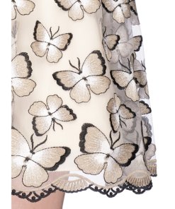 Alice + Olivia Dolly Butterfly Embroidered Dress